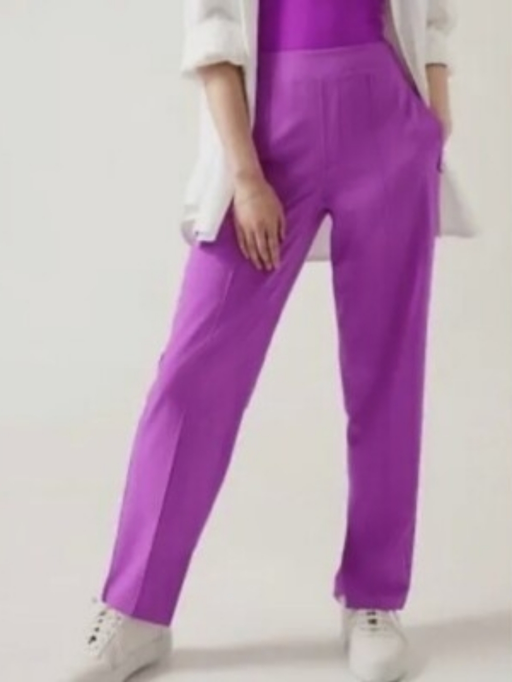 14 Athleta Purple Vienna Slim Athletic Pants